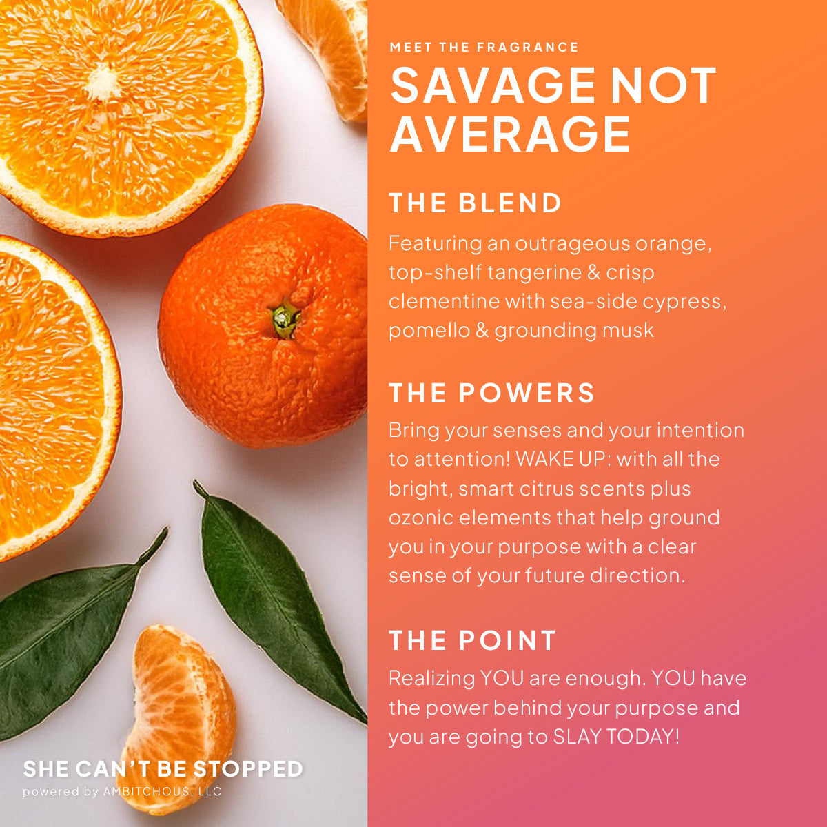 Savage Not Average: Busy Body Scented & Deodorizing Body Spray