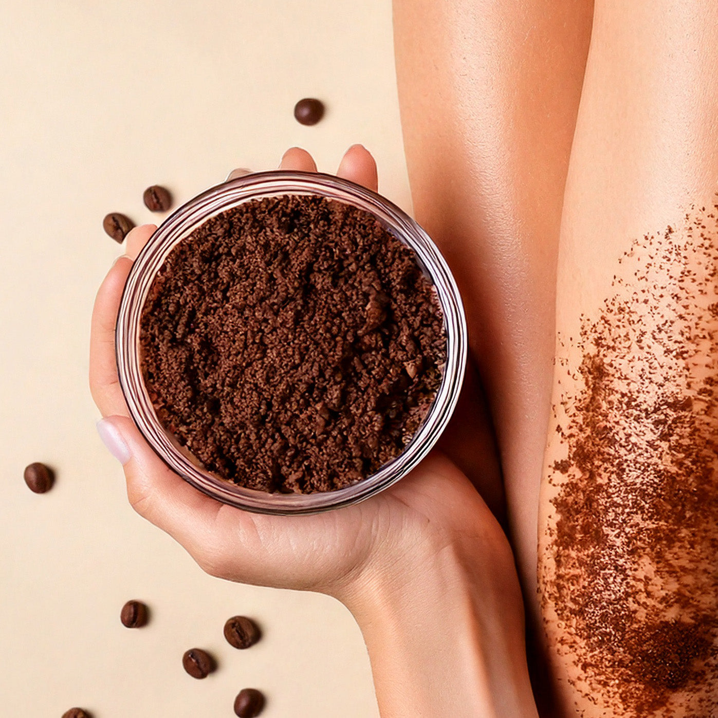 Just Brew It Dry Body Scrub with Coffee