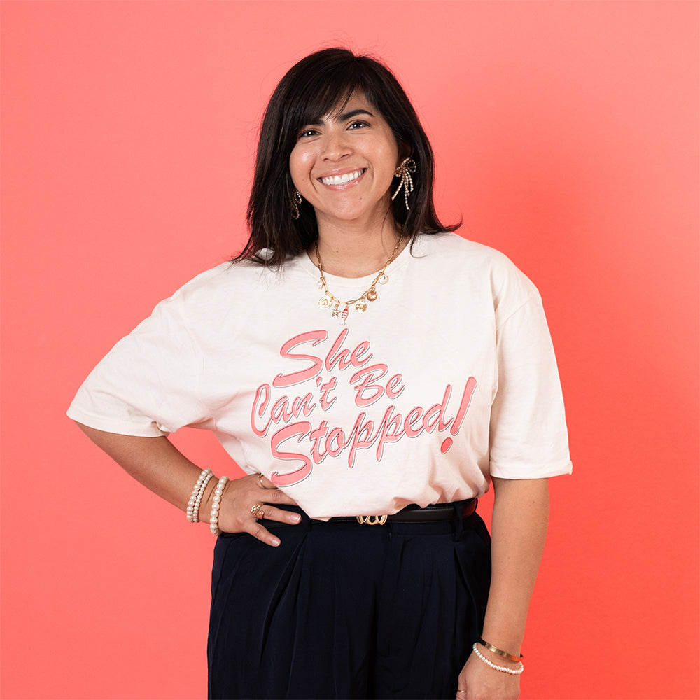 Grocery Shopper Style "She Can't Be Stopped" Tee