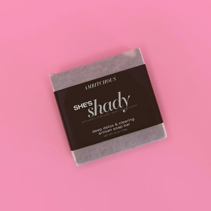 She's Shady Charcoal & Aloe Soap Bar