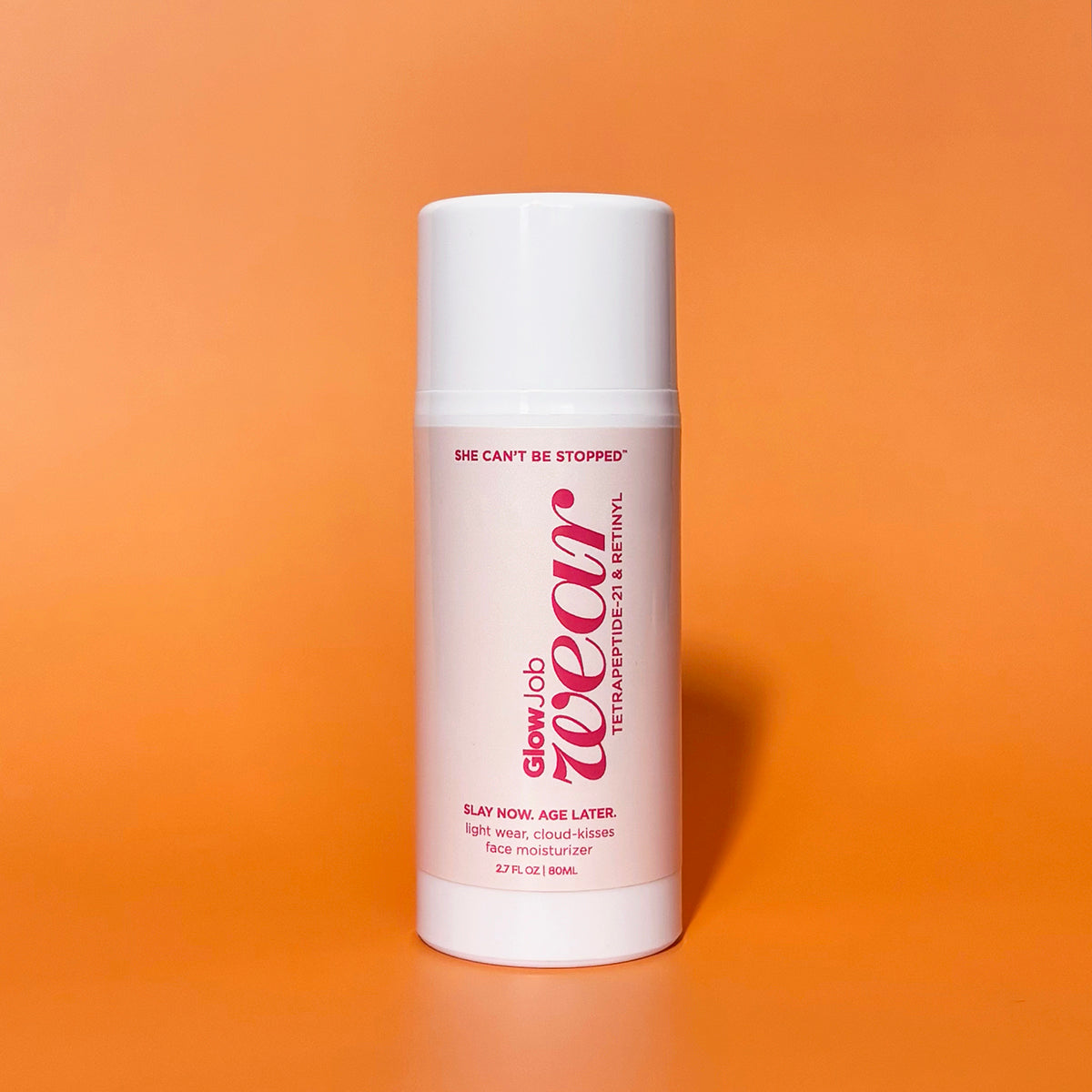 Wear: Glow Job Tetrapeptide-21 Moisturizer